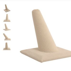 Resellers bulk wholesale jewelry display bundle in beige leatherette. NWT